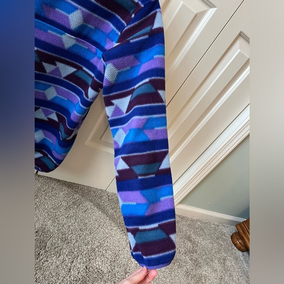 Patagonia Synchilla Women’s XS Snap-T Fleece Pullover in Tango Aztec Purple - Picture 9 of 12